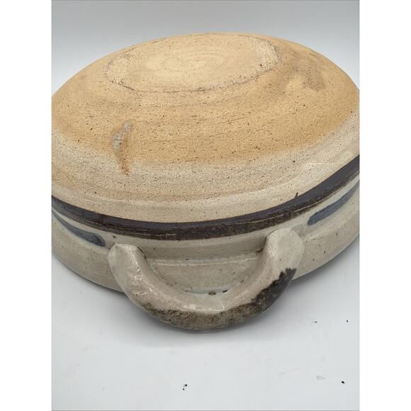 Otagiri "Horizon" 2.5 Quart Covered Casserole MCM Beige Brown Blue - Picture 9 of 11